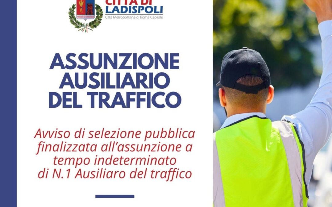 Flavia Servizi cerca un ausiliario del traffico per Ladispoli
