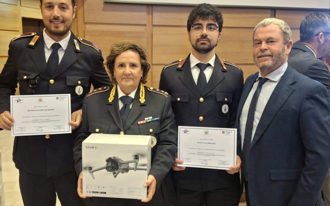 Dalla Regione un drone alla Municipale di Cerveteri