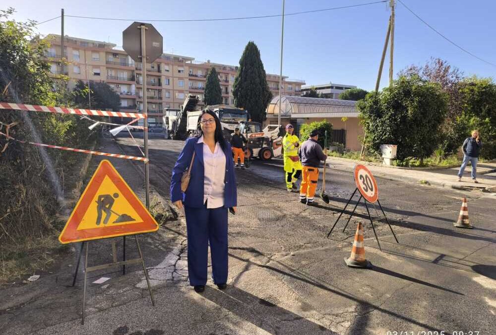 Lavori della Regione a Campo dell’Oro, sopralluogo della consigliera Mari