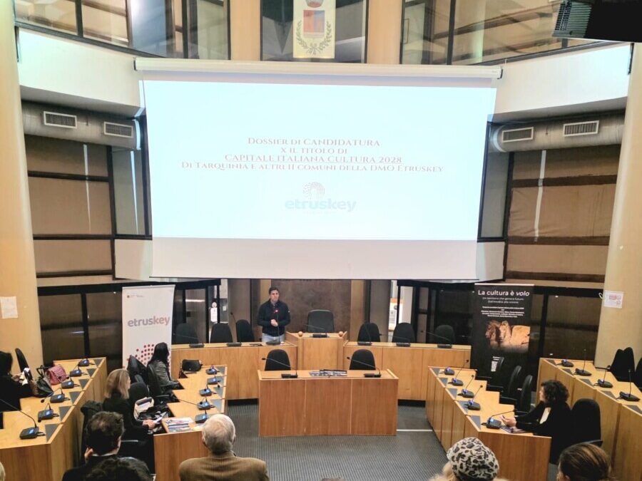 Presentato a Ladispoli il dossier “Tarquinia Capitale Italiana della Cultura 2028 – La cultura è volo”