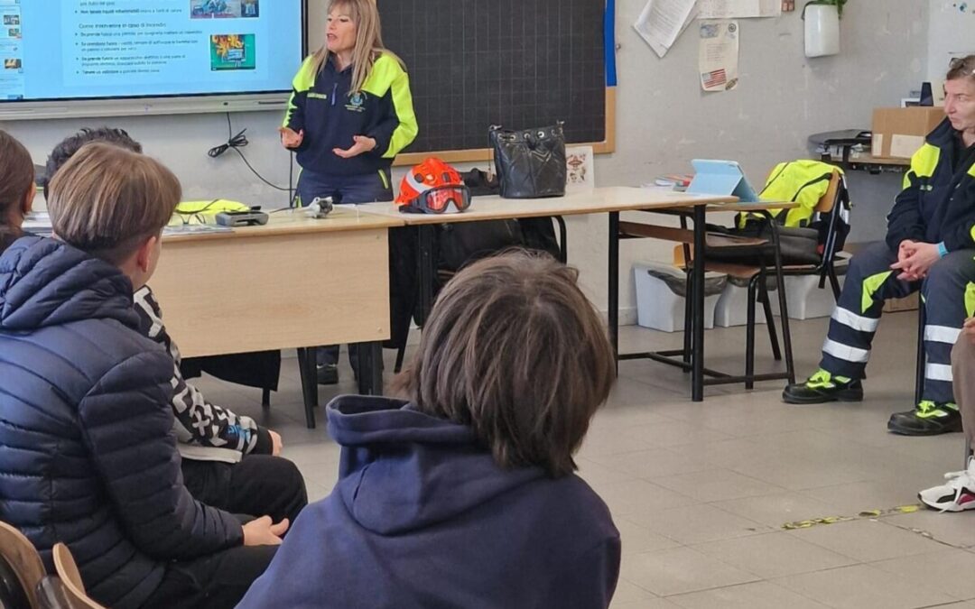 Civitavecchia, gli allievi dell’IC via XVI Settembre a lezione di Protezione Civile