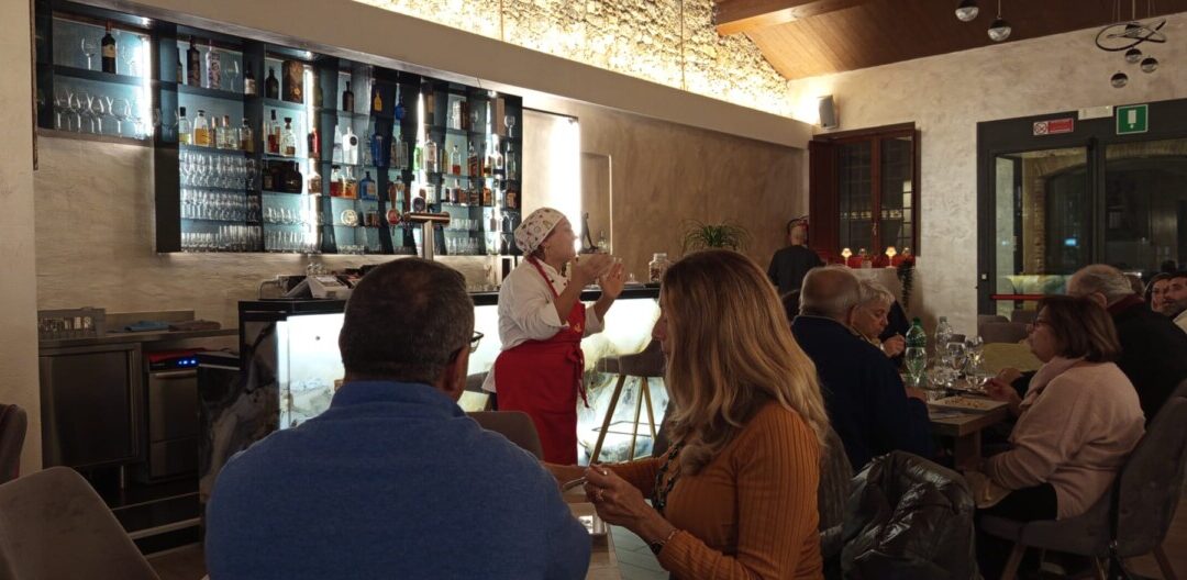 La serata Slow Food a Tarquinia, piace il menù tutto a km 0