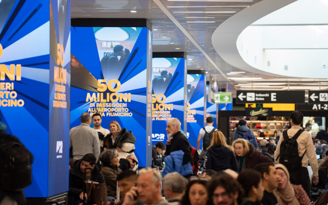 Aeroporti di Roma, è record: 50 milioni di passeggeri in un anno