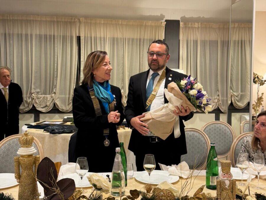 Il governatore Rotary Adriana Muscas in visita ufficiale al Club Civitavecchia