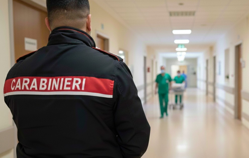 TRIONFALE ospedale Carabinieri intervenuti