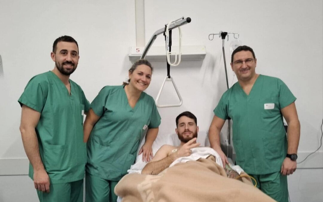 Il capitano dell’Olimpus Petrillo operato al San Paolo di Civitavecchia dal dottor Gattelli