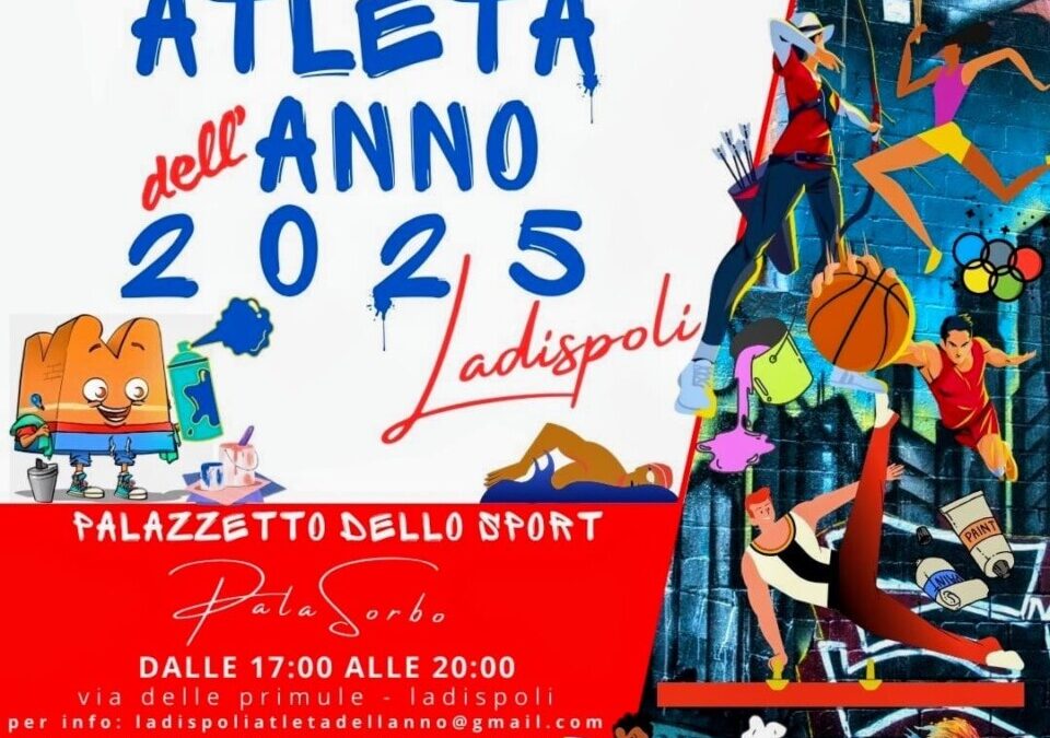 Al palaSorbo di Ladispoli la premiazione dell’Atleta dell’anno 2025