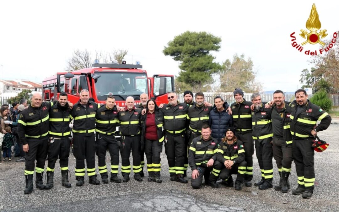 Il Buon Natale dai pompieri di Cerenova