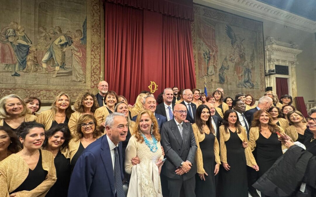 Il Purple Choir di Tolfa si esibisce alla Camera dei Deputati davanti a ministri e parlamentari