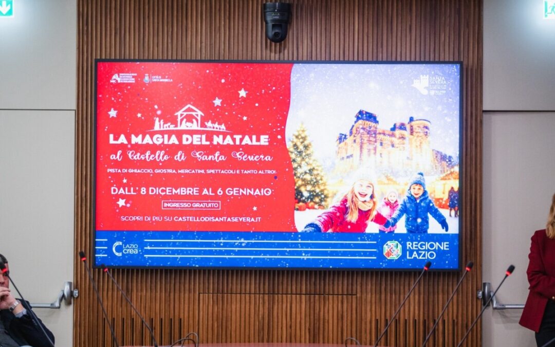 Dall’8 dicembre 2025 al 6 gennaio 2026 arriva la Magia del Natale al Castello di Santa Severa