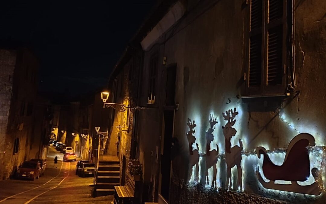 Natale a Tolfa, “Via più bella 2025”: vince piazzetta Maestre Pie