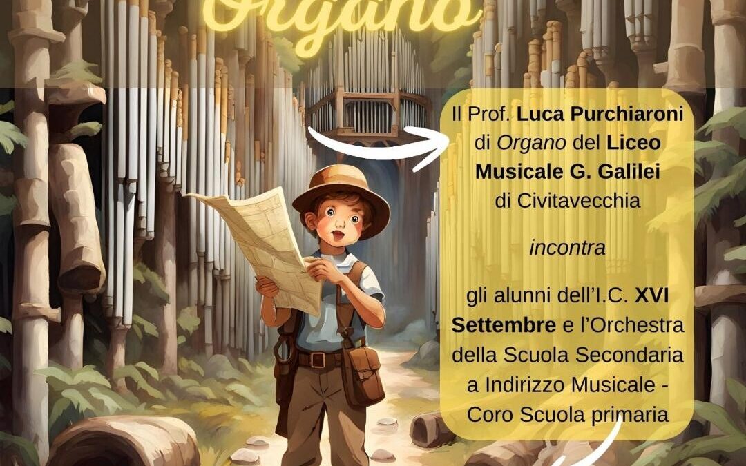 Scuola e musica, a Civitavecchia lezione concerto sull’organo a canne