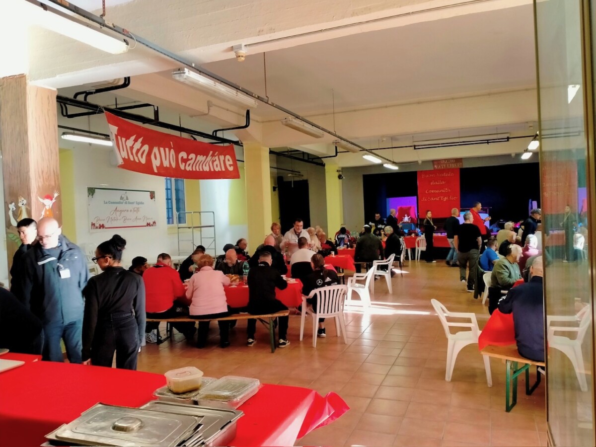 sant'egidio civitavecchiapranzi di natale nei due penitenziari