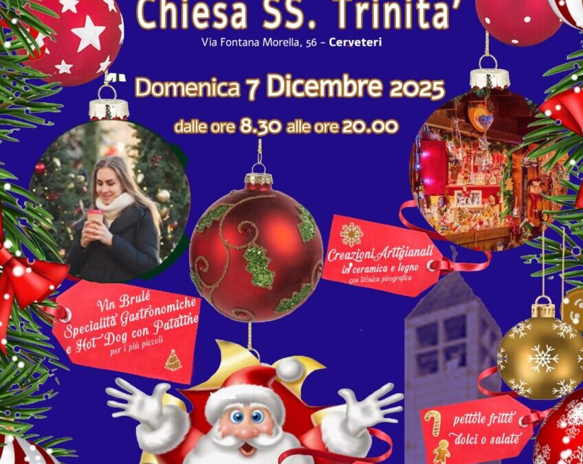 Villaggio di Natale domenica alla Ss Trinità di Cerveteri