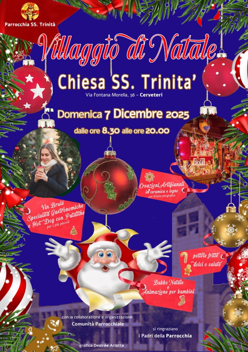 villaggio natale trinità cerveteri