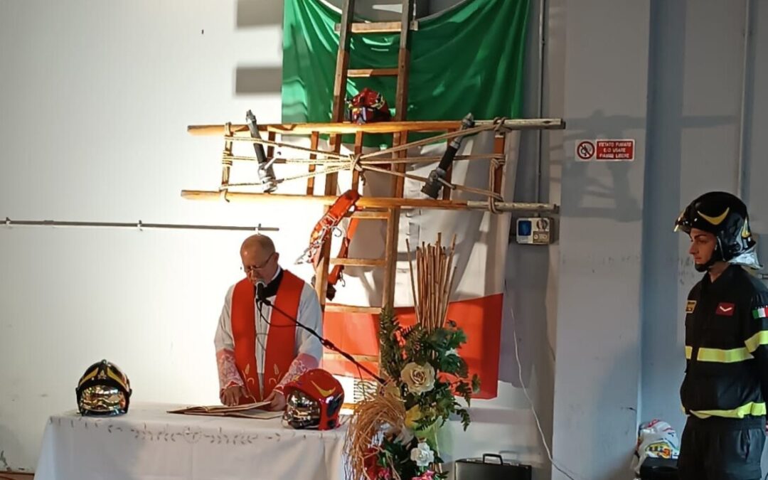 A Civitavecchia i pompieri festeggiano Santa Barbara