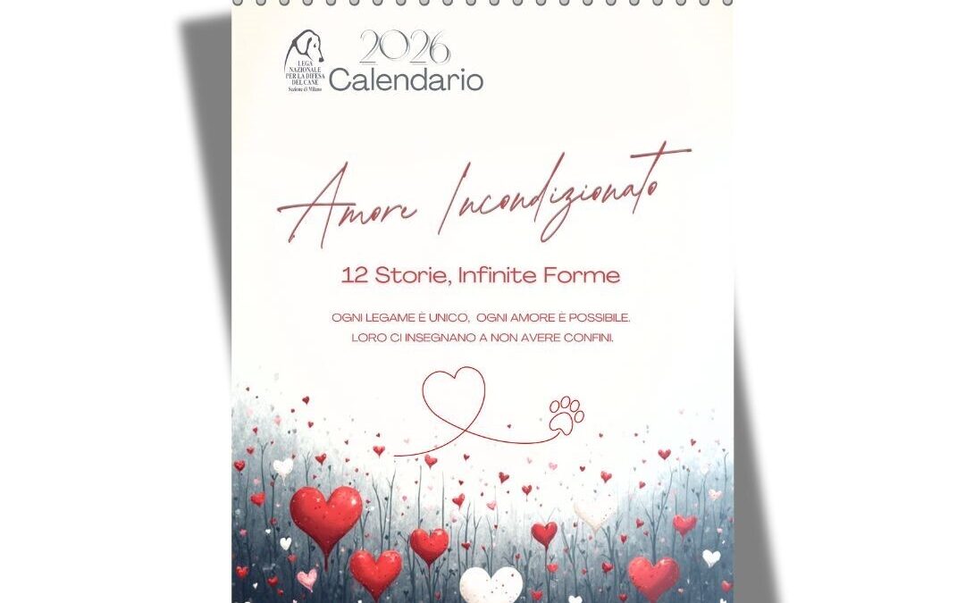 In vendita i calendari della Lega Nazionale per la Difesa del Cane