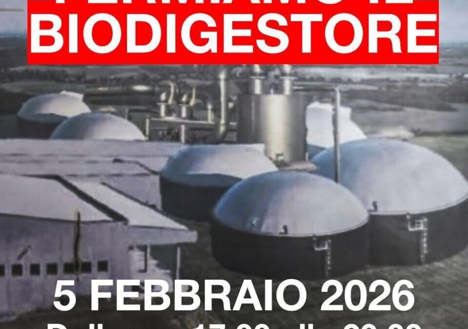 “Fermiamo il Biodigestore”, giovedì alle 17 riunione del Comitato in aula Pucci
