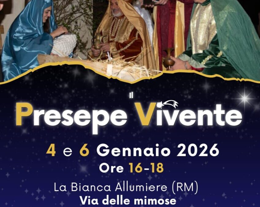 Il 4 e 6 gennaio ad Allumiere concerti, presepe vivente, Befana e giochi per bambini