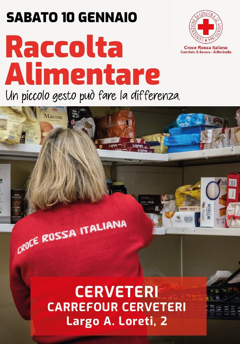raccolta alimentare locandina