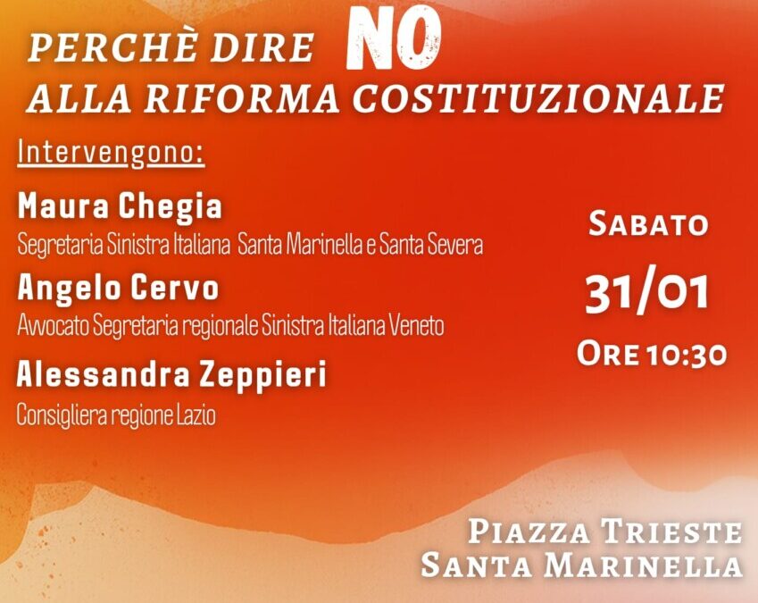 Sinistra Italiana Santa Marinella difende la Chegia mostrando il suo curriculum