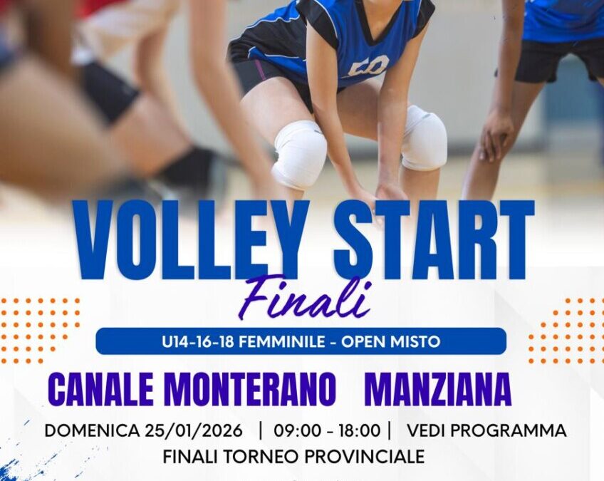 Volley Start, finali oggi a Manziana e Canale