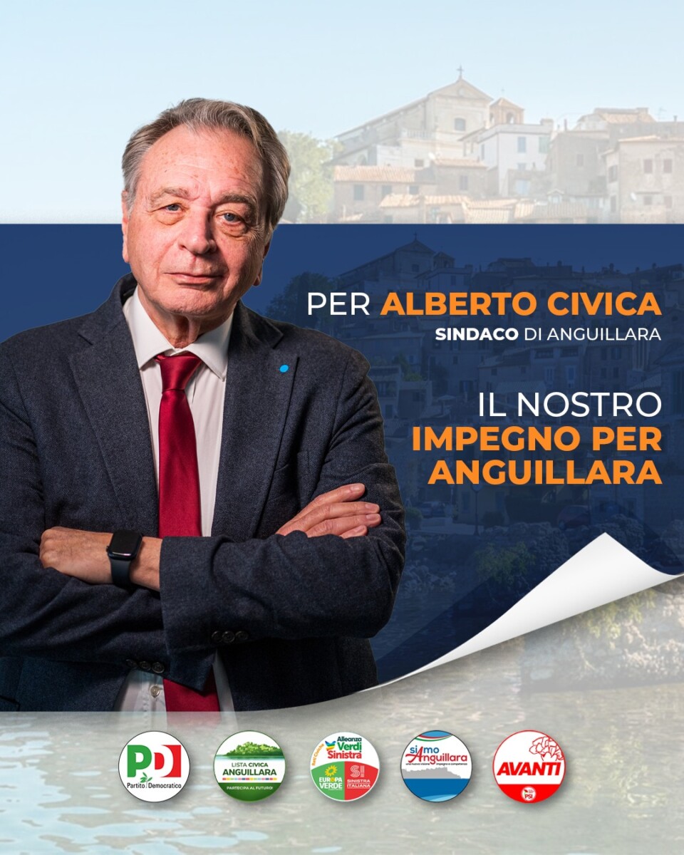 Elezioni Anguillara, Alberto Civica candidato del centrosinistra (1) Elezioni Anguillara, Alberto Civica è il candidato del centrosinistra
