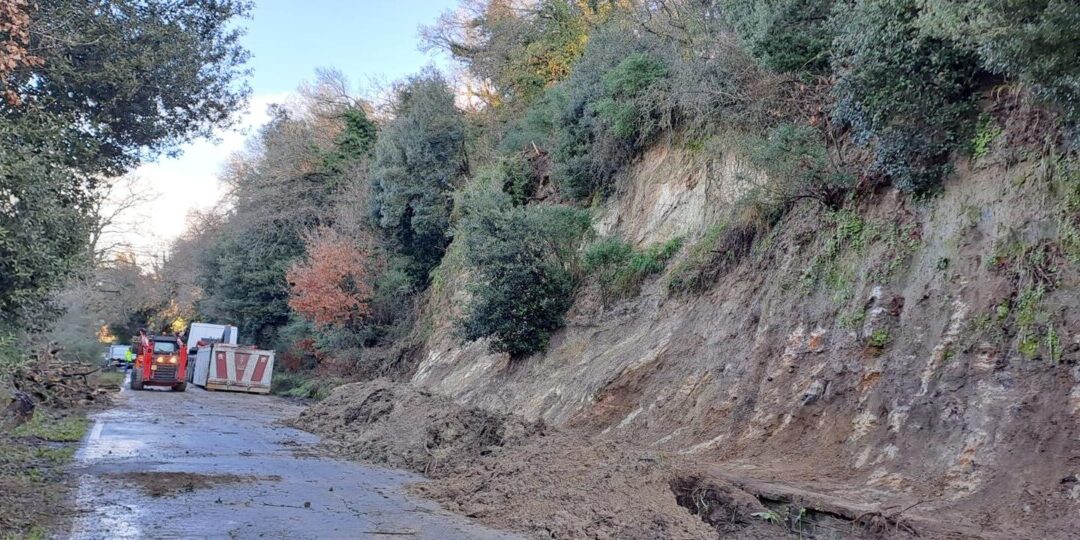 Maltempo: 55 interventi da gennaio sulle strade di Città Metro, lavori ad Anguillara dopo le frane