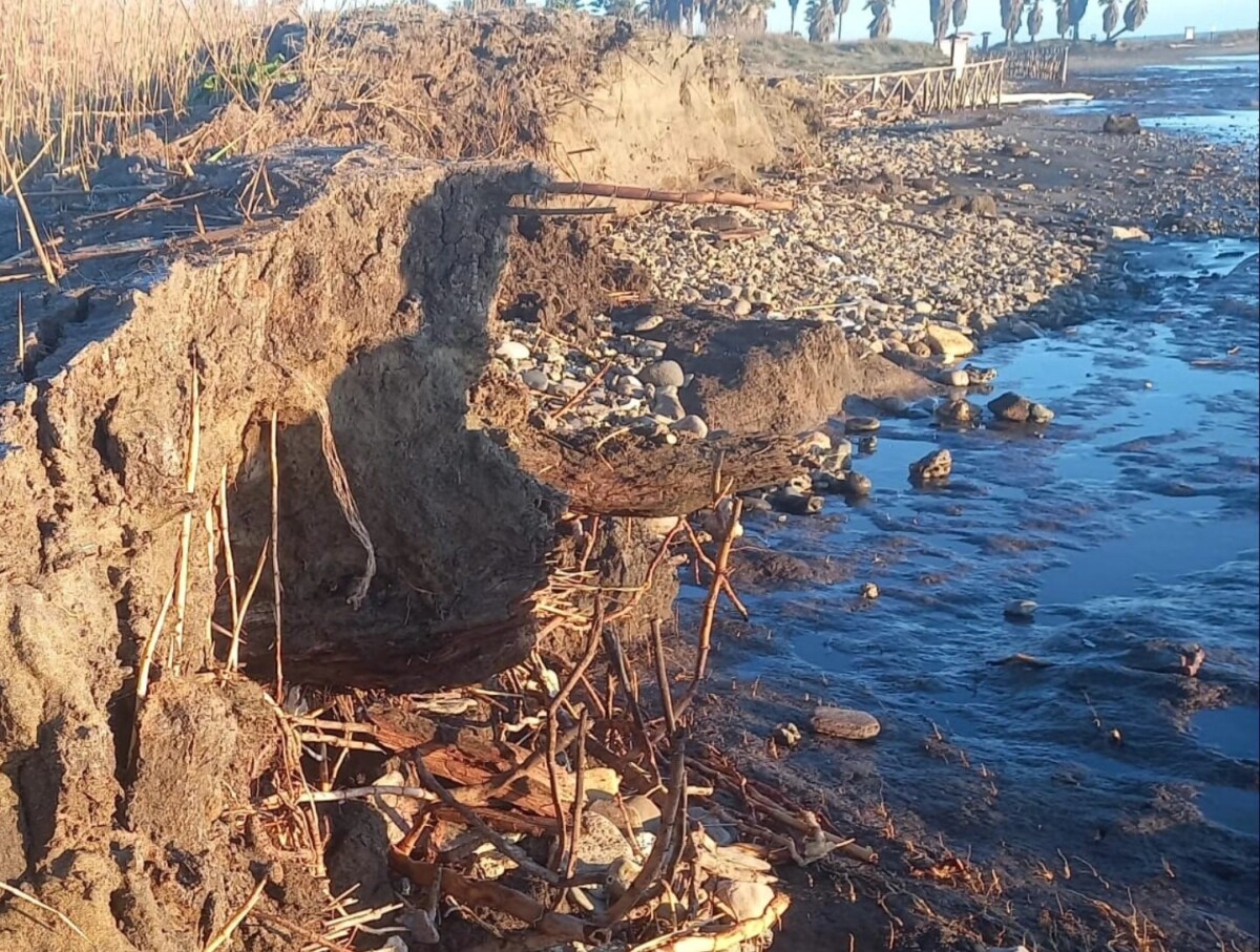 erosione spiaggia torre flavia 1 erosione spiaggia torre flavia 4