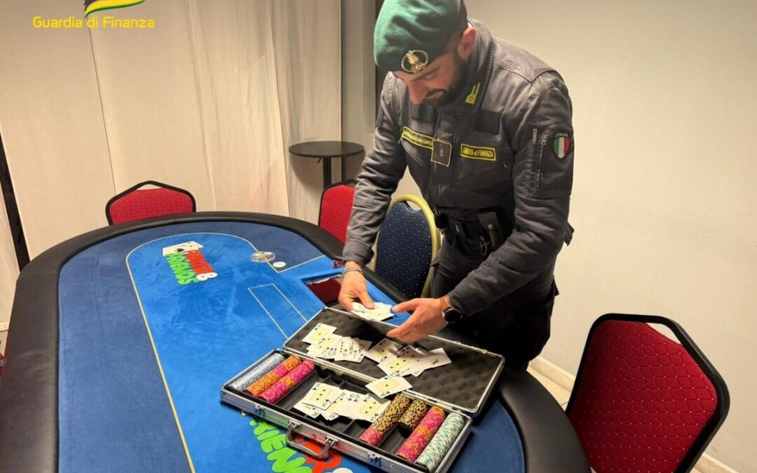 Bisca scoperta dalla Finanza a Ostia