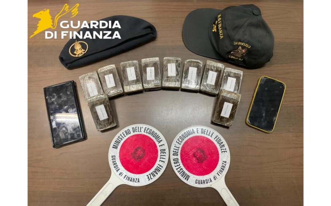 Narcos equadoregni beccati a Civitavecchia dal cane-finanziere Milton