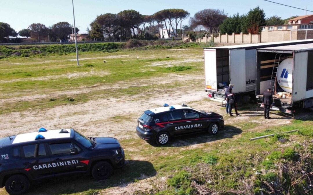 Furto di carburante a Cerveteri, due arresti e una denuncia: il Sindaco Gubetti si congratula con il Carabinieri