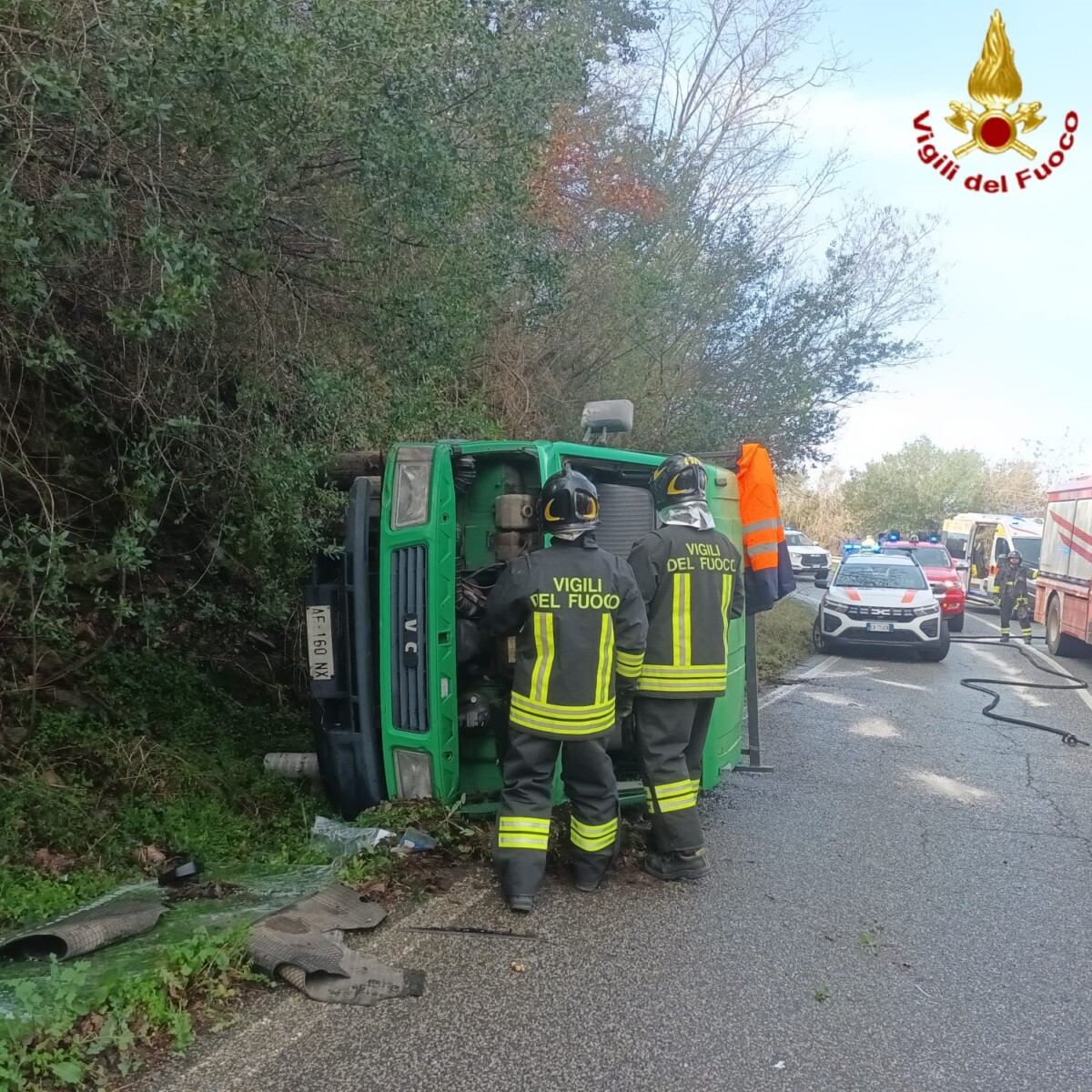 incidente braccianese tramontana civitavecchia allumiere vvf vigili fuoco pompieri (1)