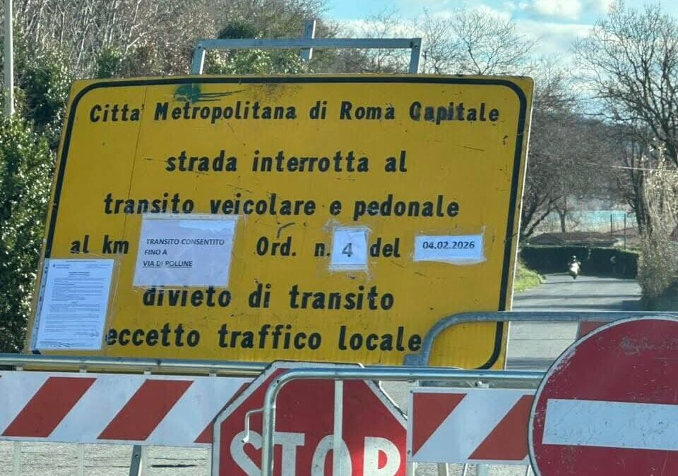 Maltempo, chiusa la Settevene Palo dalla Cassia Bis al bivio per Anguillara