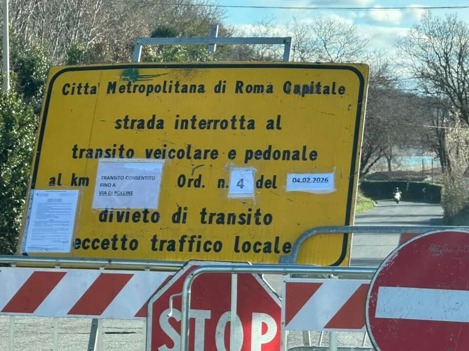 strada intrerrotta città metropolitana anguillara strada intrerrotta città metropolitana anguillara