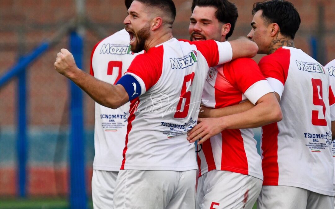 Il Tolfa si abbevera alla Fonte Meravigliosa: 2-1 allo Scoponi