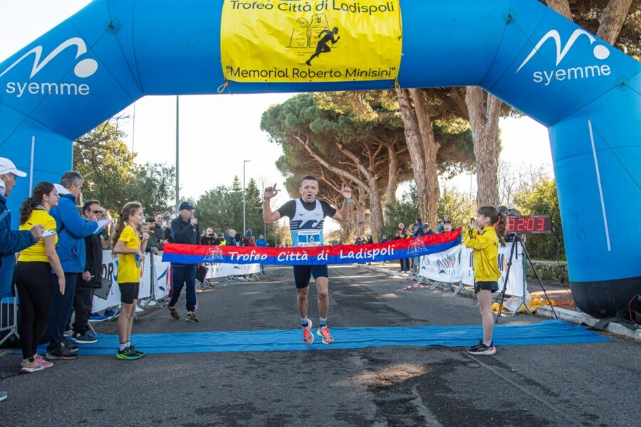 Arrivo BuccilliTrofeo Città di Ladispoli atletica podismo