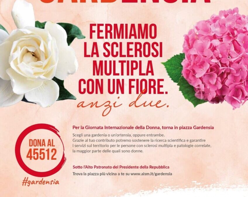 A Cerveteri torna “Gardensia di Aism”: una gardenia o un’ortensia per sostenere la ricerca scientifica sulla sclerosi multipla