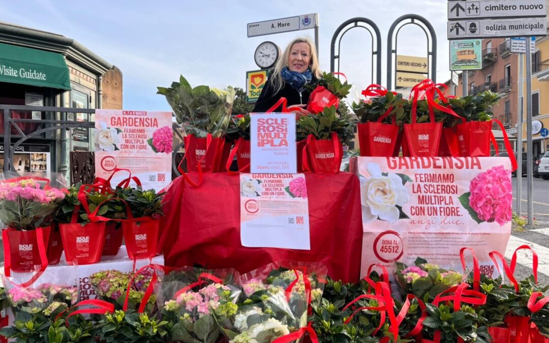 “Gardensia” a Cerveteri raccoglie 1300euro a sostegno di Aism: insieme per un mondo libero dalla sclerosi multipla