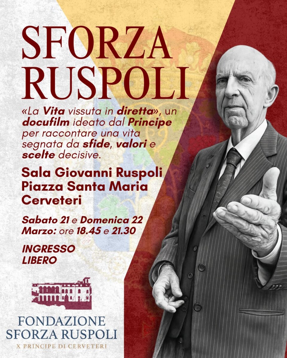 Locandina evento Sforza Ruspoli Locandina evento Sforza Ruspoli