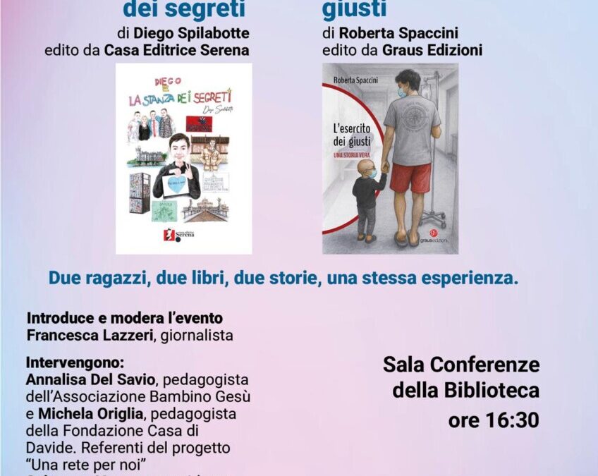 Presentazione di due libri alla biblioteca Impastato di Ladispoli