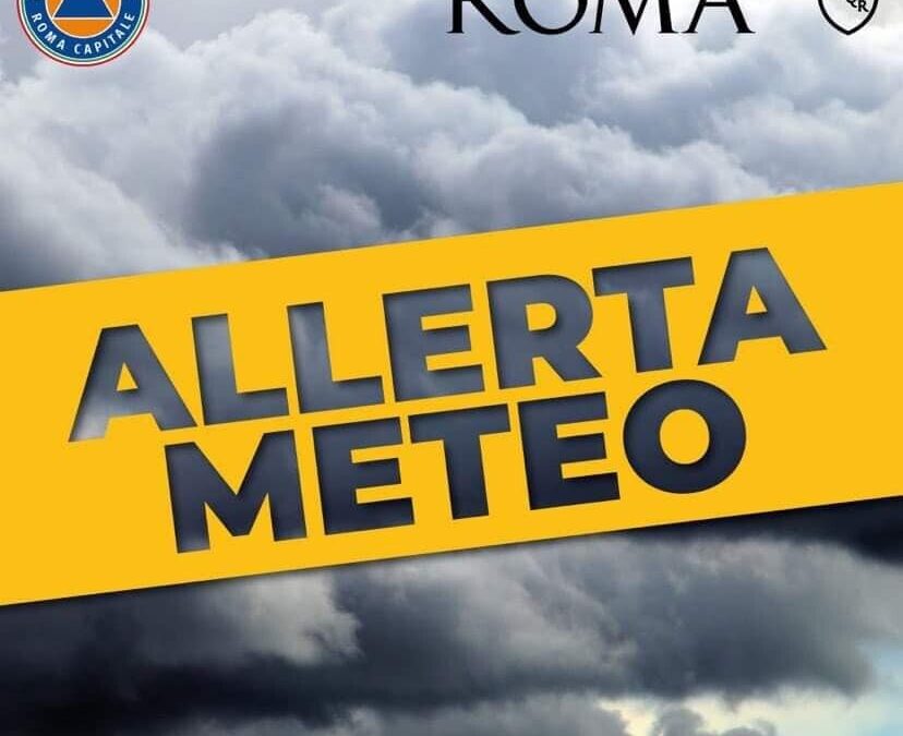 Allerta meteo dal pomeriggio per 3-6 ore su Roma e Lazio