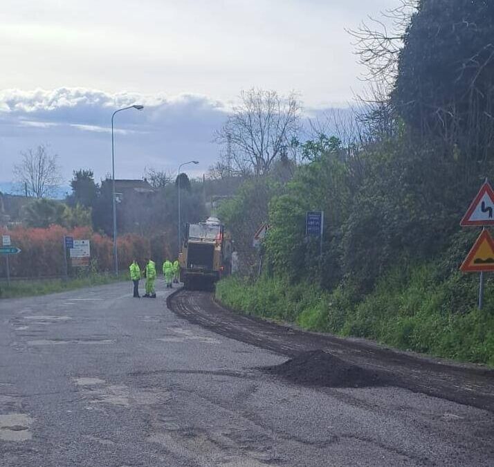 Asfaltature ad Anguillara, Bracciano, Canale e Sasso disposte da Città Metro