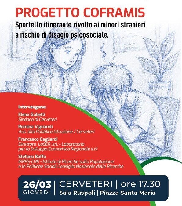A Cerveteri nasce “Coframis”: assistenza e prevenzione per i ragazzi stranieri minorenni
