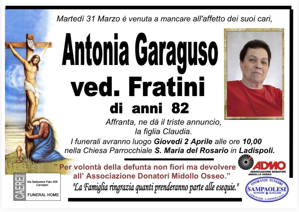 necrologio garaguso