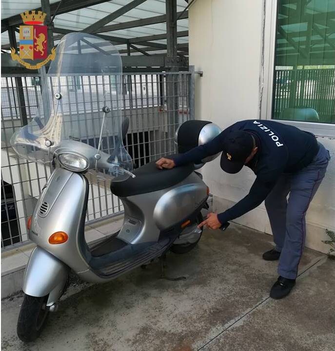 polizia moto rubate