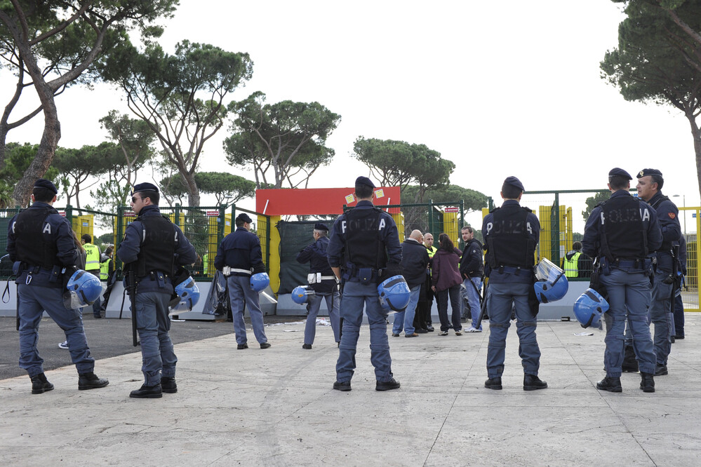 polizia-stadio olimpico steward 1