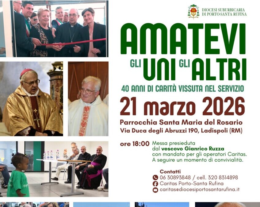 I 40 anni della Caritas Port-Santa Rufina