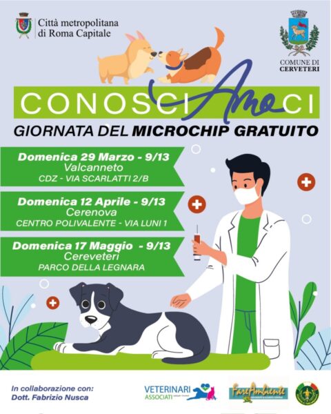 social cani microchip cerveteri