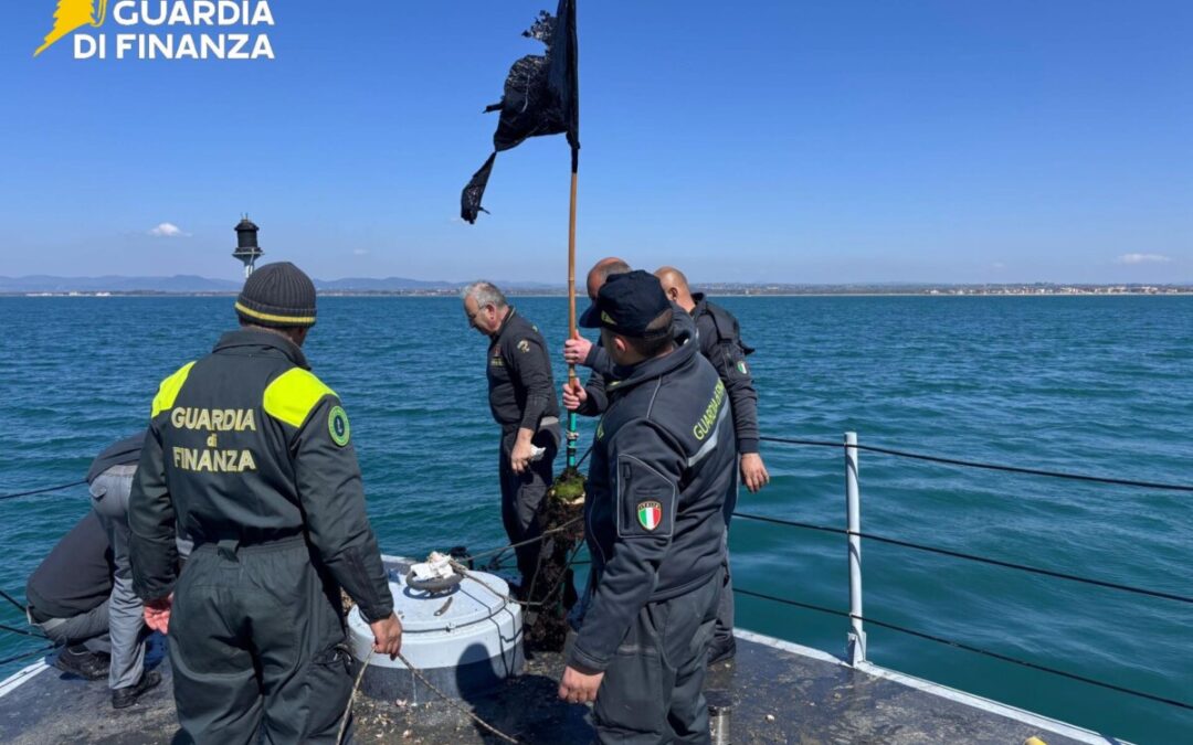 Trappole per polpi illegali scoperte dal Roan di Civitavecchia